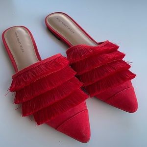 Red fray slides